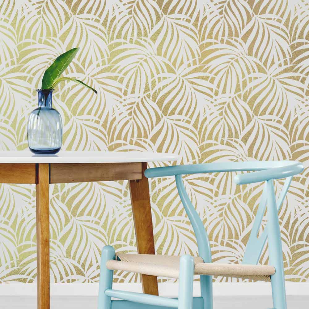 Cutting Edge Stencils - Breezy Palm Wall Stencil