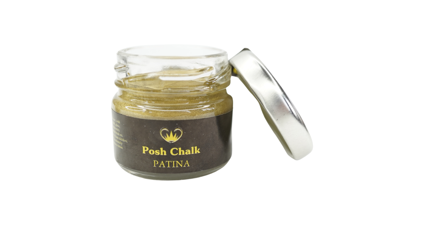 Posh Chalk Patina Gilding Wax - Byzantine Gold 30ml