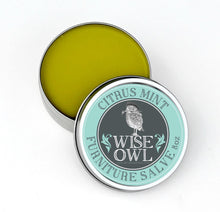 Load image into Gallery viewer, Wise Owl Furniture Salve - Citrus Mint, 8oz

