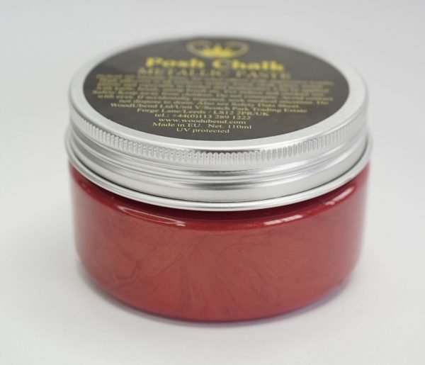Posh Chalk Metallic Paste - Red Alizarin 110ml