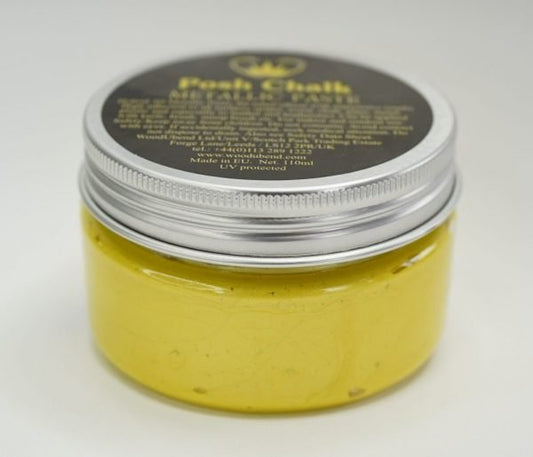 Posh Chalk Metallic Paste - Yellow Canary Cadmium 110ml