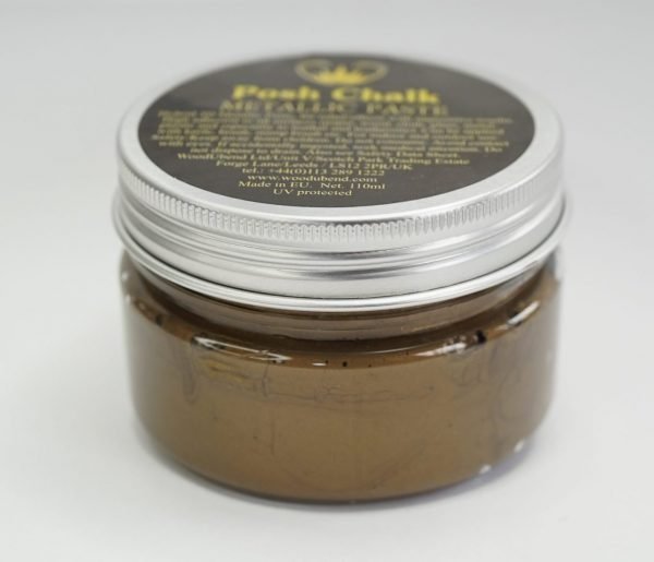 Posh Chalk Metallic Paste - Brown Van Dyke 110ml