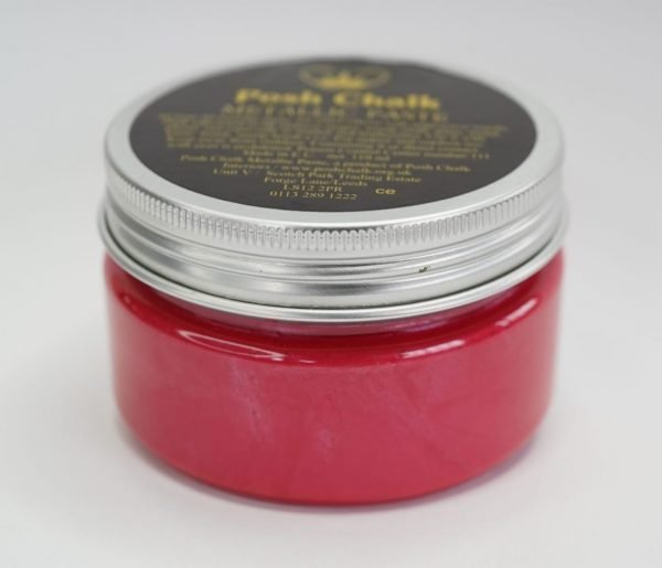 Posh Chalk Metallic Paste - Red Medium Cadmium 110ml
