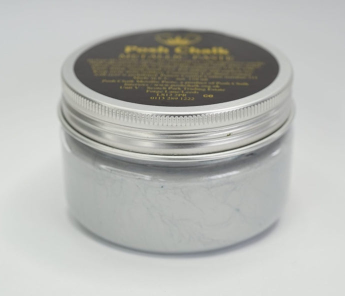 Posh Chalk Metallic Paste - Pearl Silver 110ml