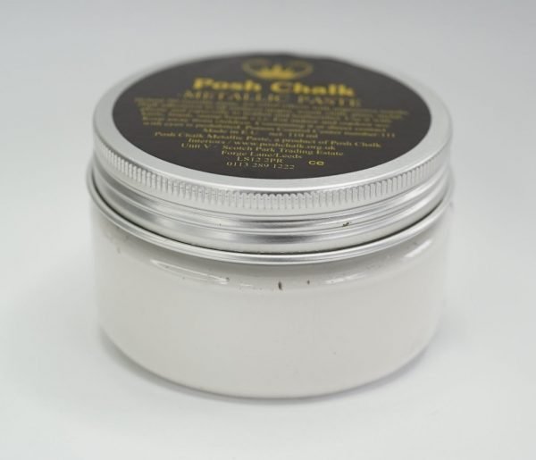 Posh Chalk Metallic Paste - White Titanium 110ml
