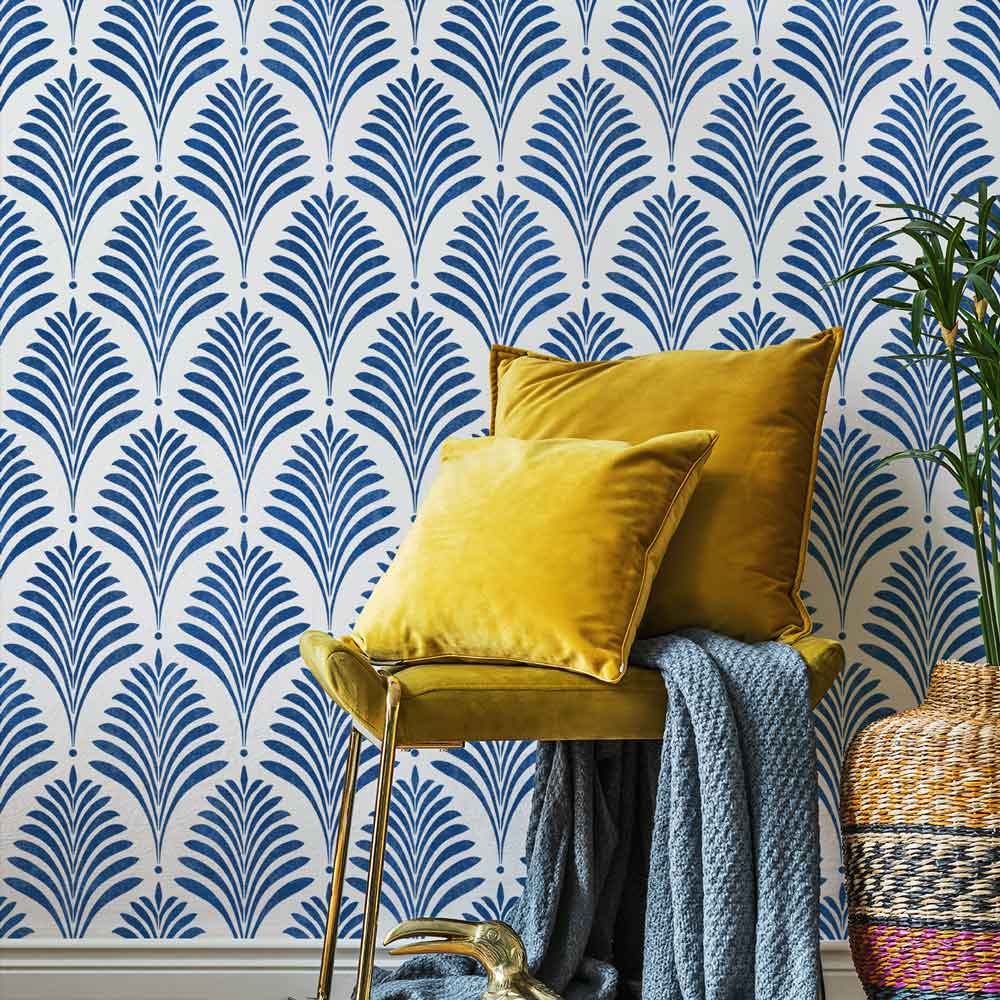 Cutting Edge Stencils - Deco Palm Wall Stencil