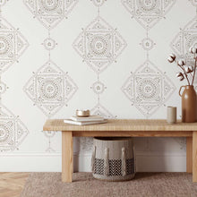 Load image into Gallery viewer, Cutting Edge Stencils - Dotted Medallion Wall Stencil Size Large
