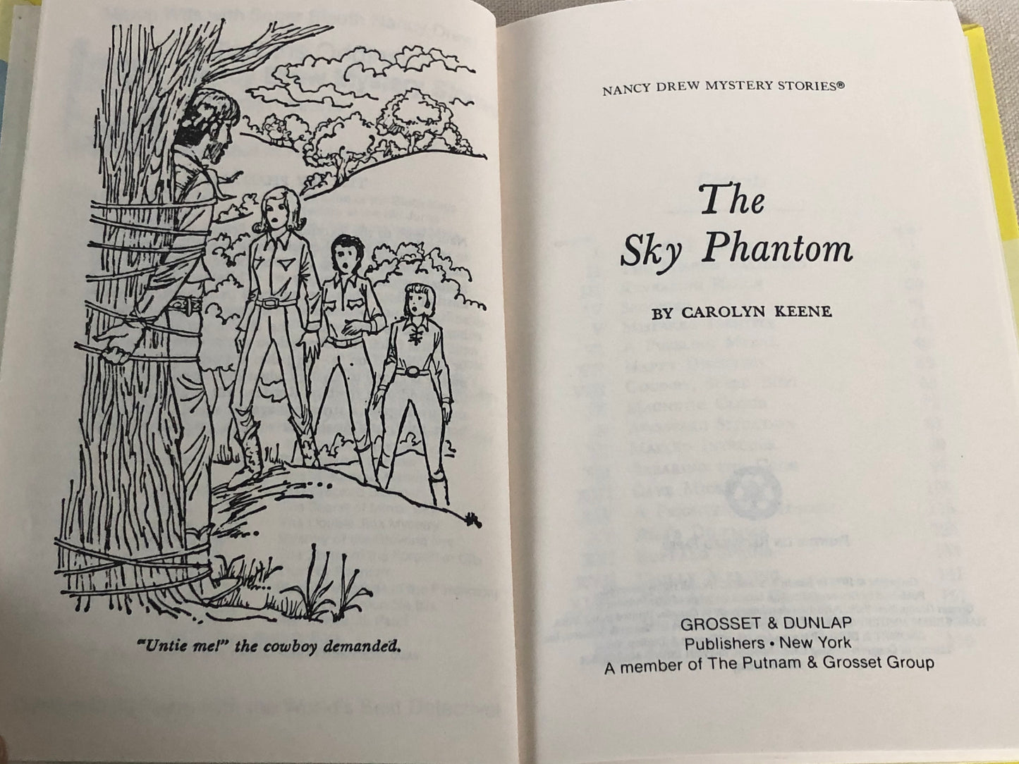 1997 Nancy Drew The Sky Phantom by Carolyn Keene
