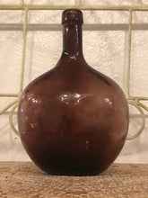 Load image into Gallery viewer, 1970s Purple Amethyst Glass Hand Blown Bottle Vase
