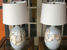 Load image into Gallery viewer, Light Blue MCM Table Lamps
