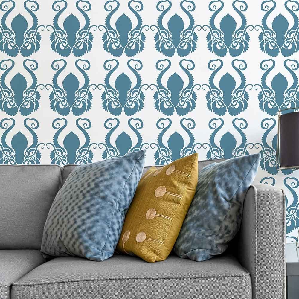 Cutting Edge Stencils - Octopus Allover Size Large