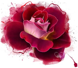 Radiant Rose Posh Chalk Decoupage - A1 23-3/8: x 33-1/8" in