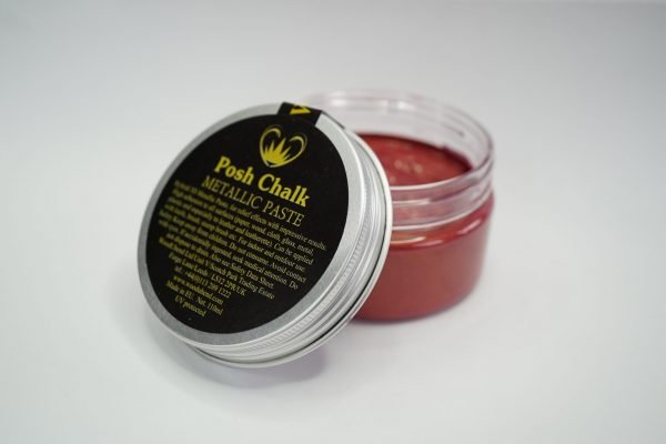 Posh Chalk Metallic Paste - Red Alizarin 110ml