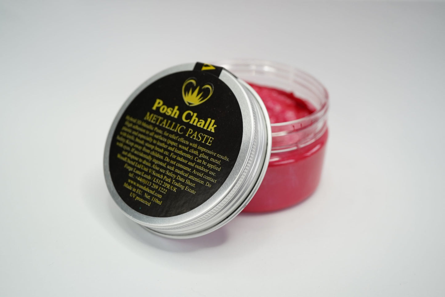 Posh Chalk Metallic Paste - Red Medium Cadmium 110ml
