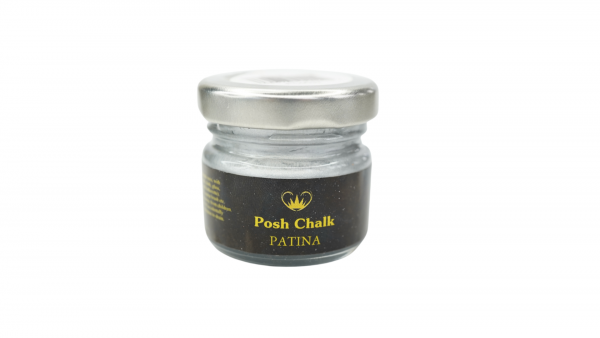 Posh Chalk Patina Gilding Wax - Silver 30ml