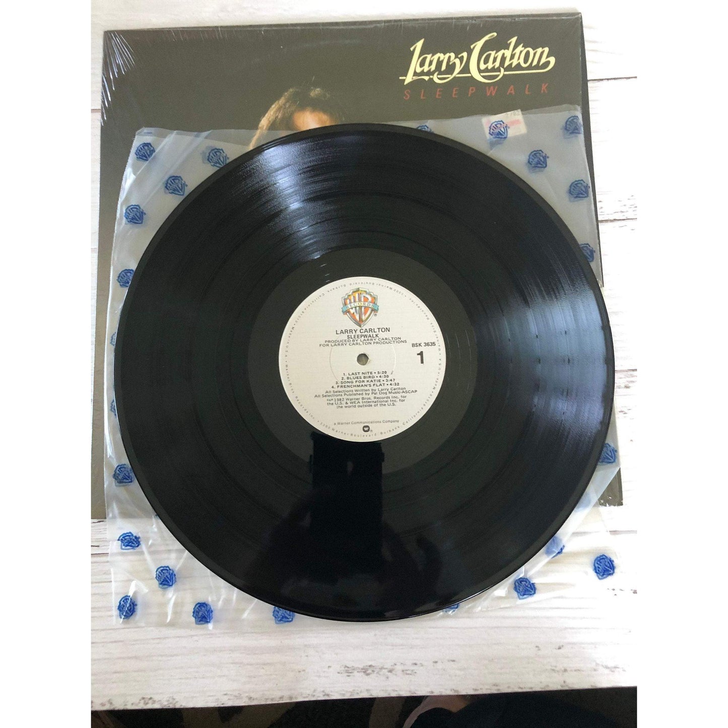 Warner Bros. Records Larry Carlton Sleepwalk BSK 3635 Album Record Vinyl