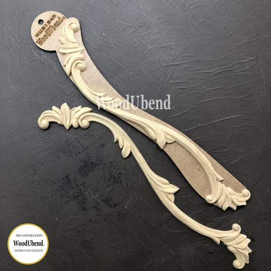 WoodUbend Set of Decorative Drops WUB1245 37.x7.2cm