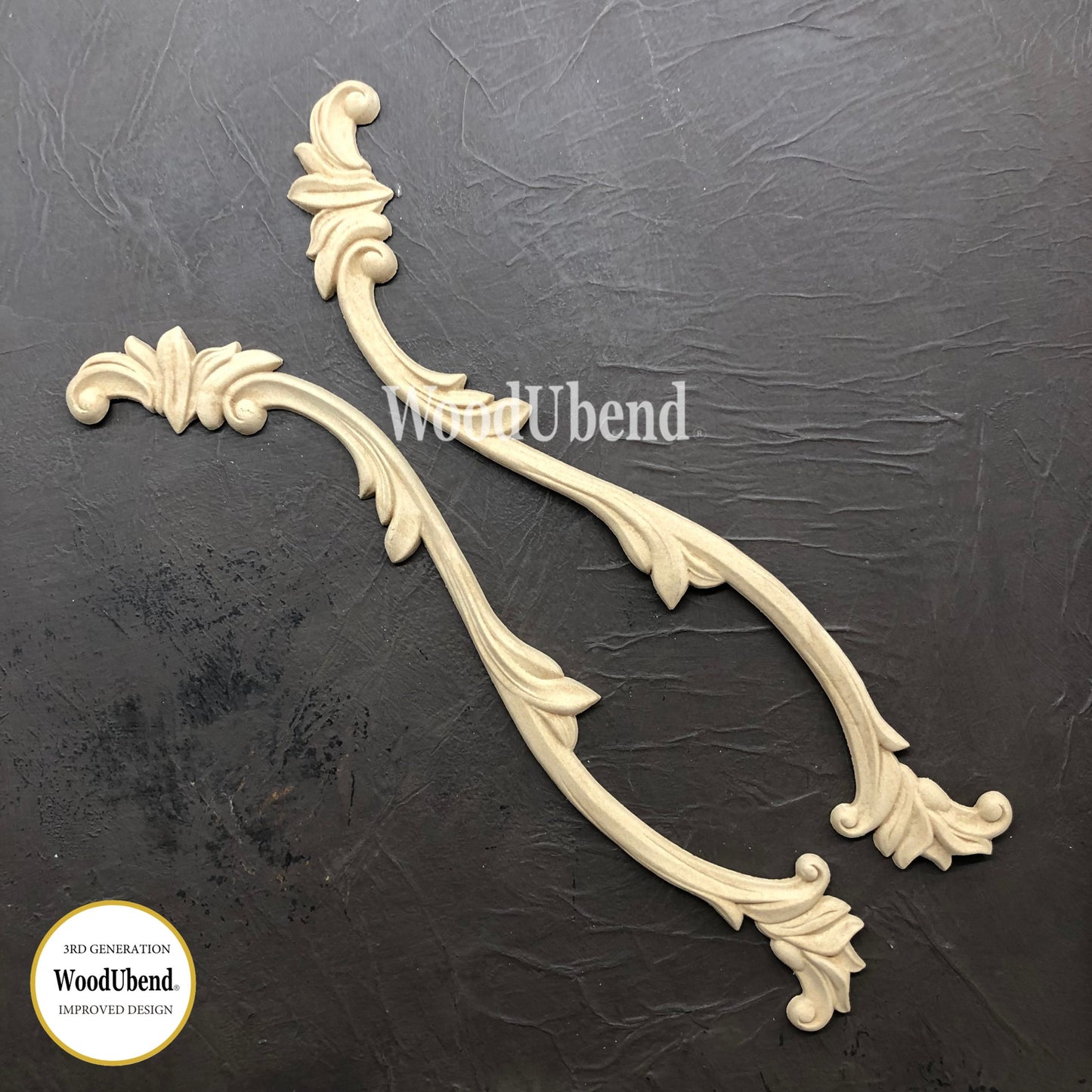 WoodUbend Set of Decorative Drops WUB1245 37.x7.2cm