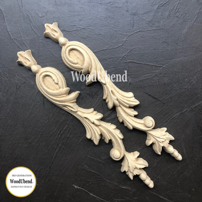 WoodUbend Set of Decorative Drops WUB1304 24x3.7cm
