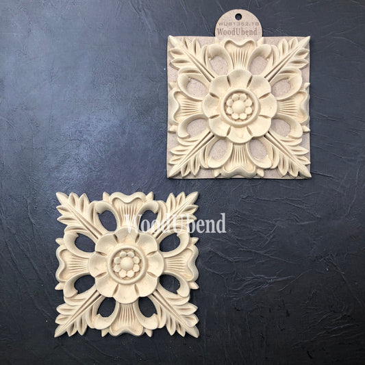 WoodUbend Pack of Two Centerpieces WUB1352 9.5x9.5cm