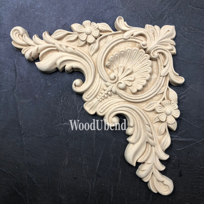 WoodUbend Set of Two Decorative Plumes WUB1354 18.4x11cm