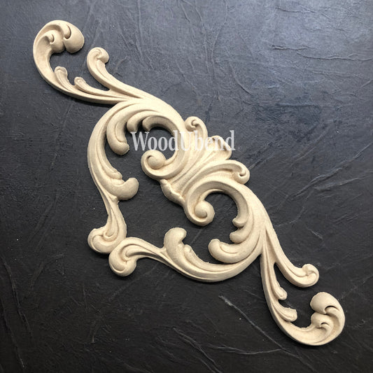 WoodUbend Pack of Two Decorative Plumes WUB1418 11.23 x 4.73 in