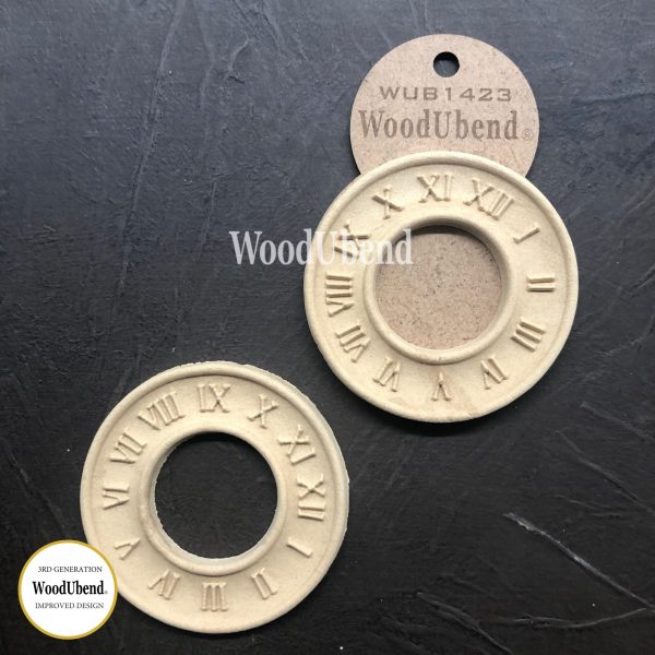 WoodUbend Pack of Two Clocks WUB1423 8.5cm