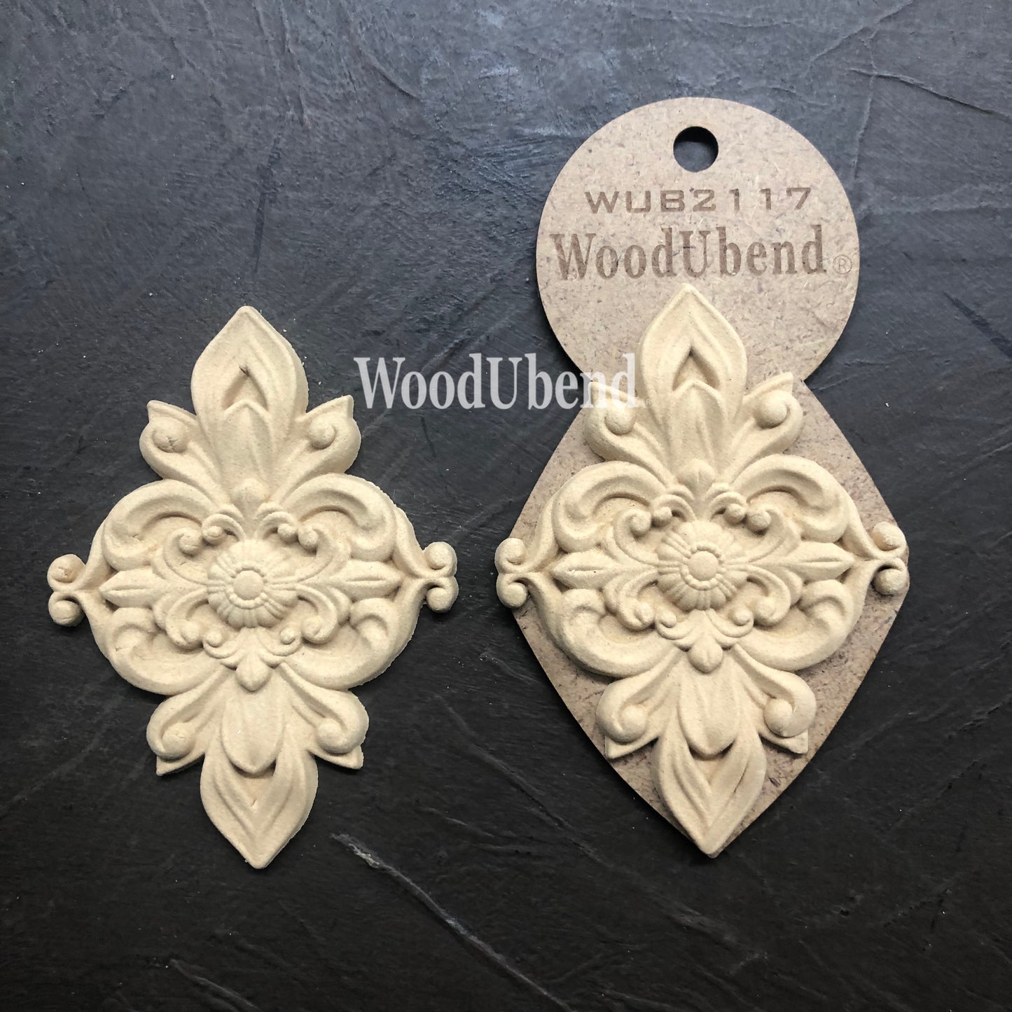 WoodUbend Pack of Two Centerpieces WUB2117 7.5x10.3cm