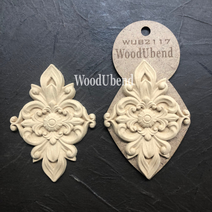 WoodUbend Pack of Two Centerpieces WUB2117 7.5x10.3cm