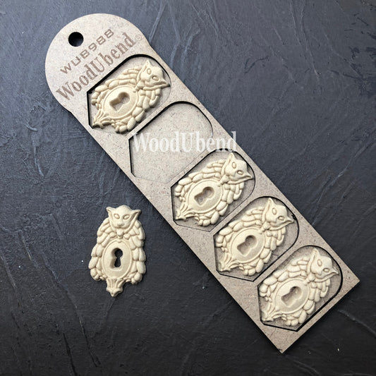 WoodUbend Pack of Five Keyholes WUB0988 5x3cm
