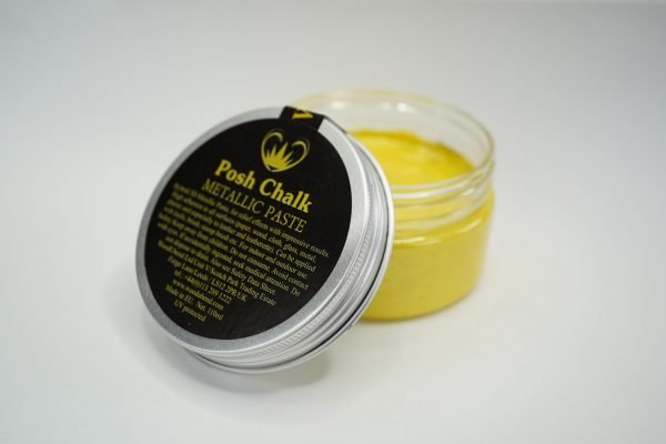 Posh Chalk Metallic Paste - Yellow Canary Cadmium 110ml