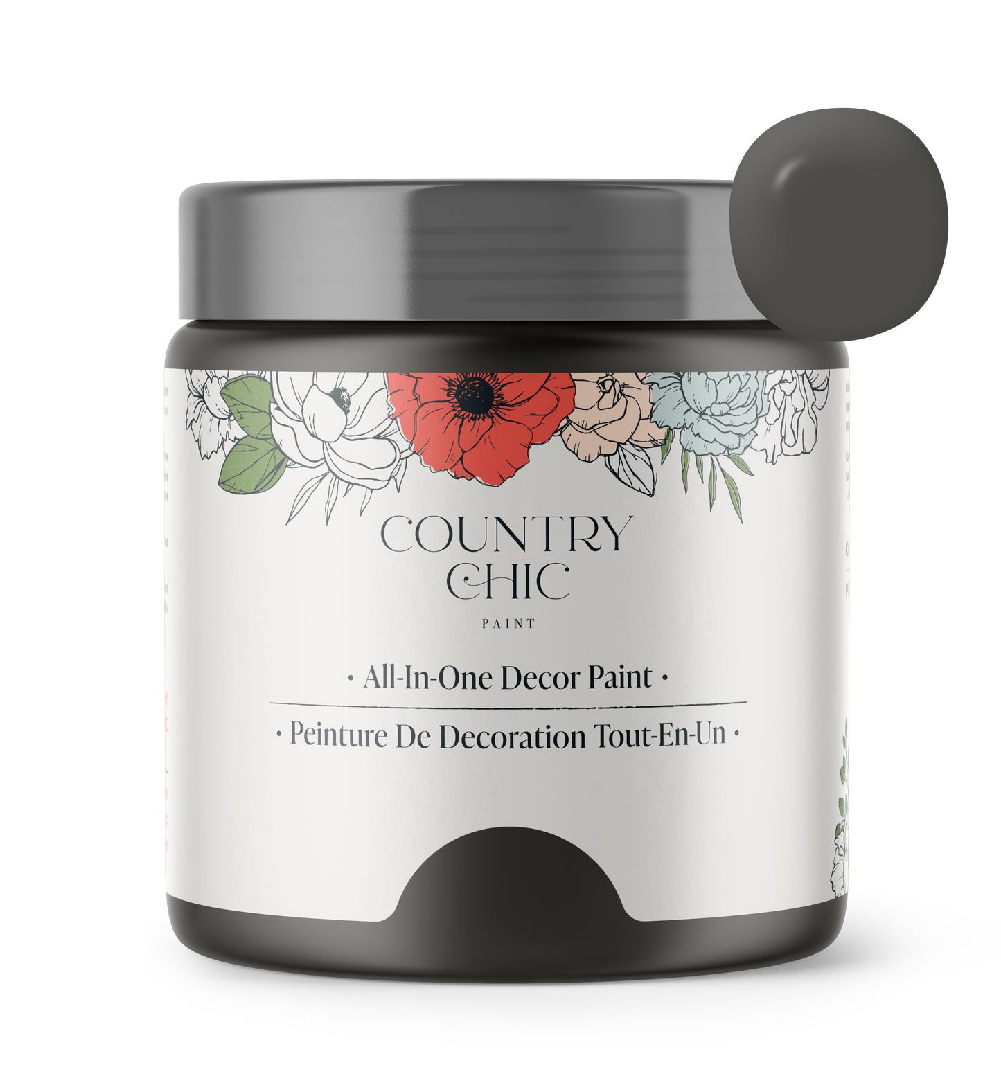 All-in-One Decor Paint - 4oz Dark Roast