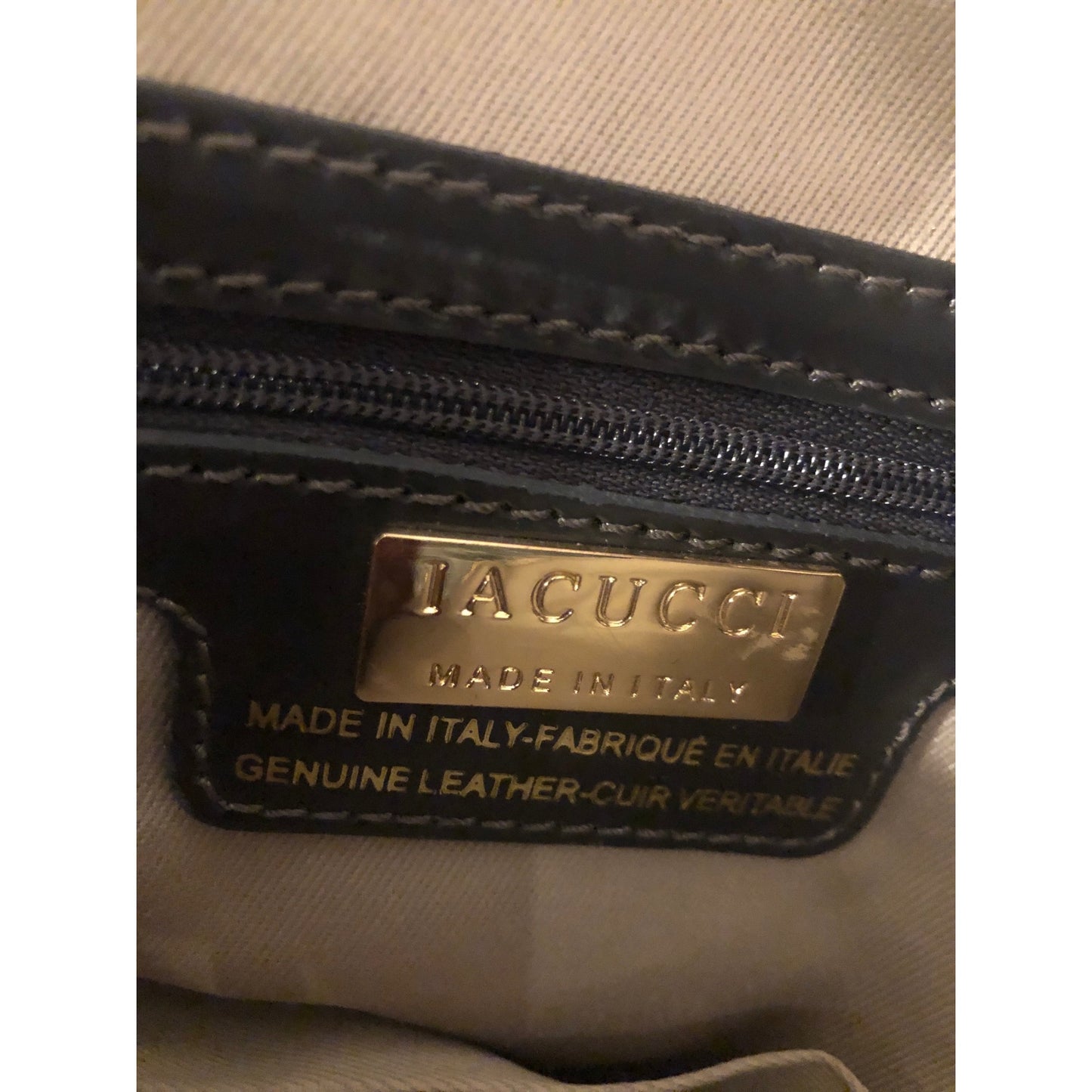Grey Made In Italy IACUCCI Handbag