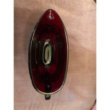 Load image into Gallery viewer, 1876 Ruby Red Cape Cod Avon Gravy Boat
