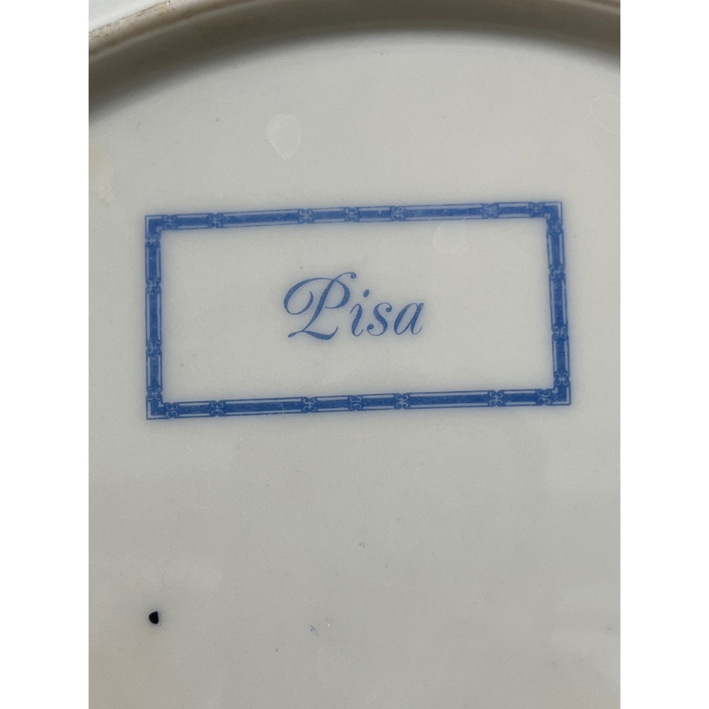 Italian Blue on White French Country Plate