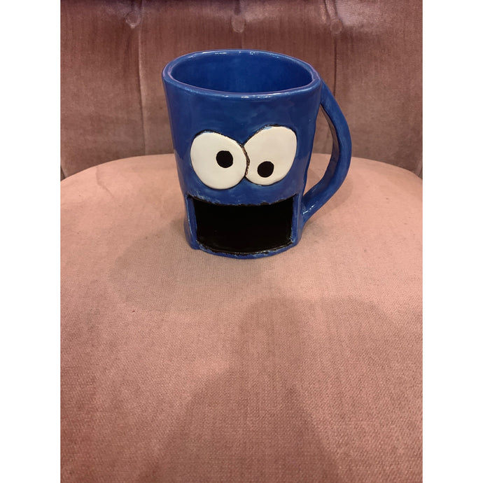 Handmade Cookie Monster Coffee Mug