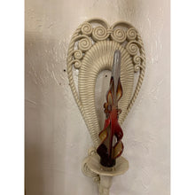 Load image into Gallery viewer, MCM Burwood Candle Sconces French Country with Candles Set of 2
