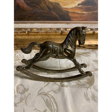 Load image into Gallery viewer, Bronze Brass Vintage Rocking Horse
