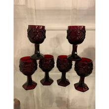 Load image into Gallery viewer, 6 small Avon Cape Cod Goblets
