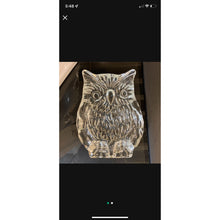 Load image into Gallery viewer, Vintage Clear Glass Owl Ashtray
