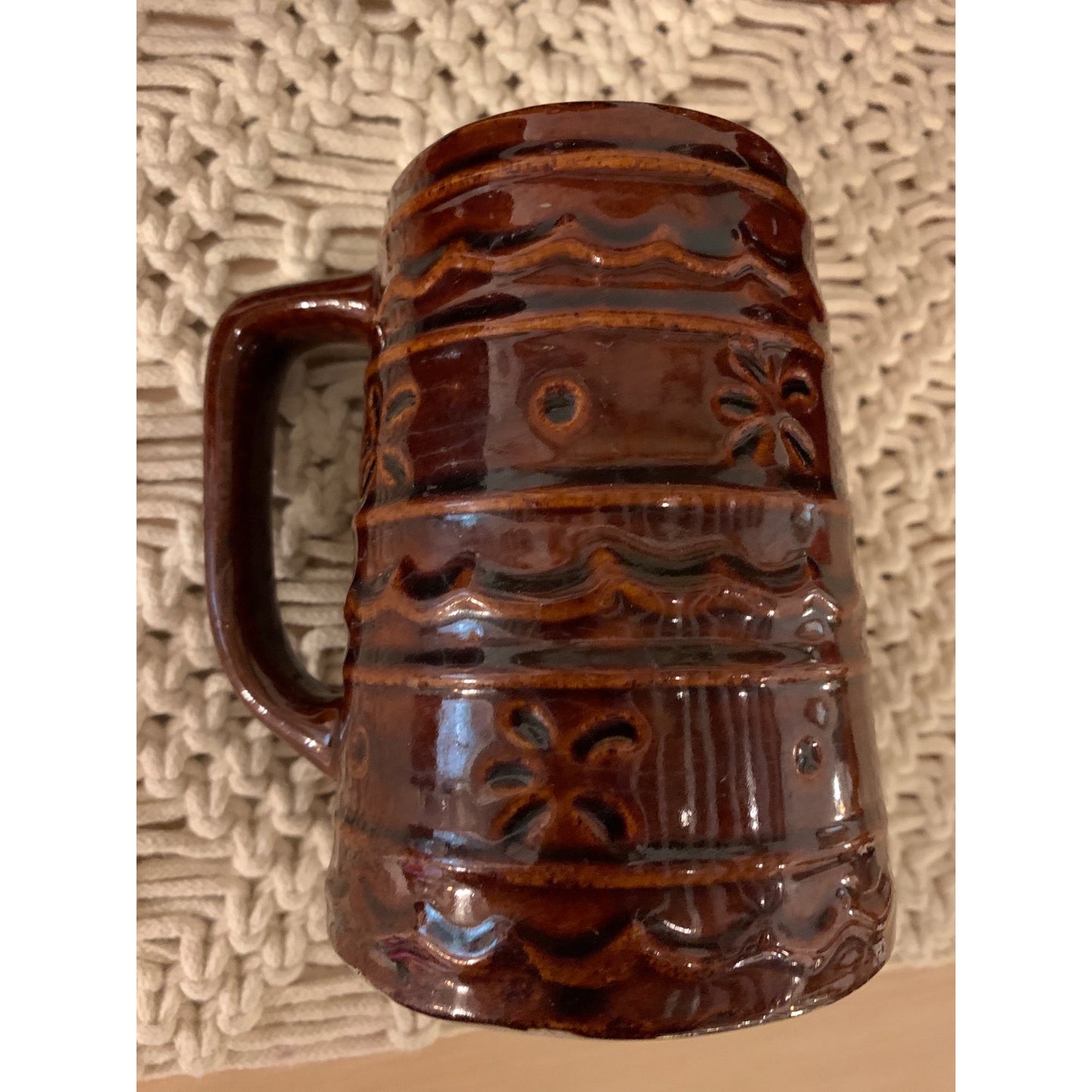 60s Mar Crest Stoneware Steins and Creamer 8pcs