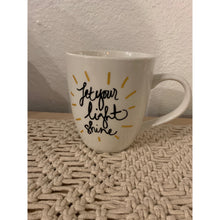 Load image into Gallery viewer, Clay Art Large Let Your Light Shine Mug
