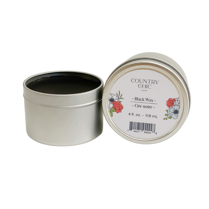 Country Chic Paint - Black Furniture Wax - Natural Sealant