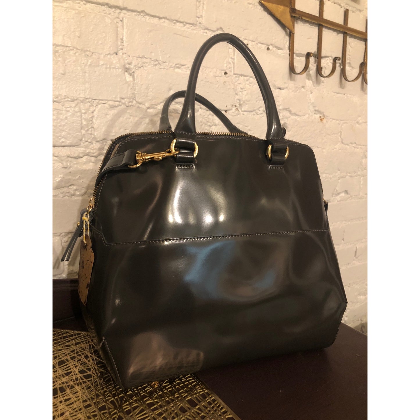Grey Made In Italy IACUCCI Handbag