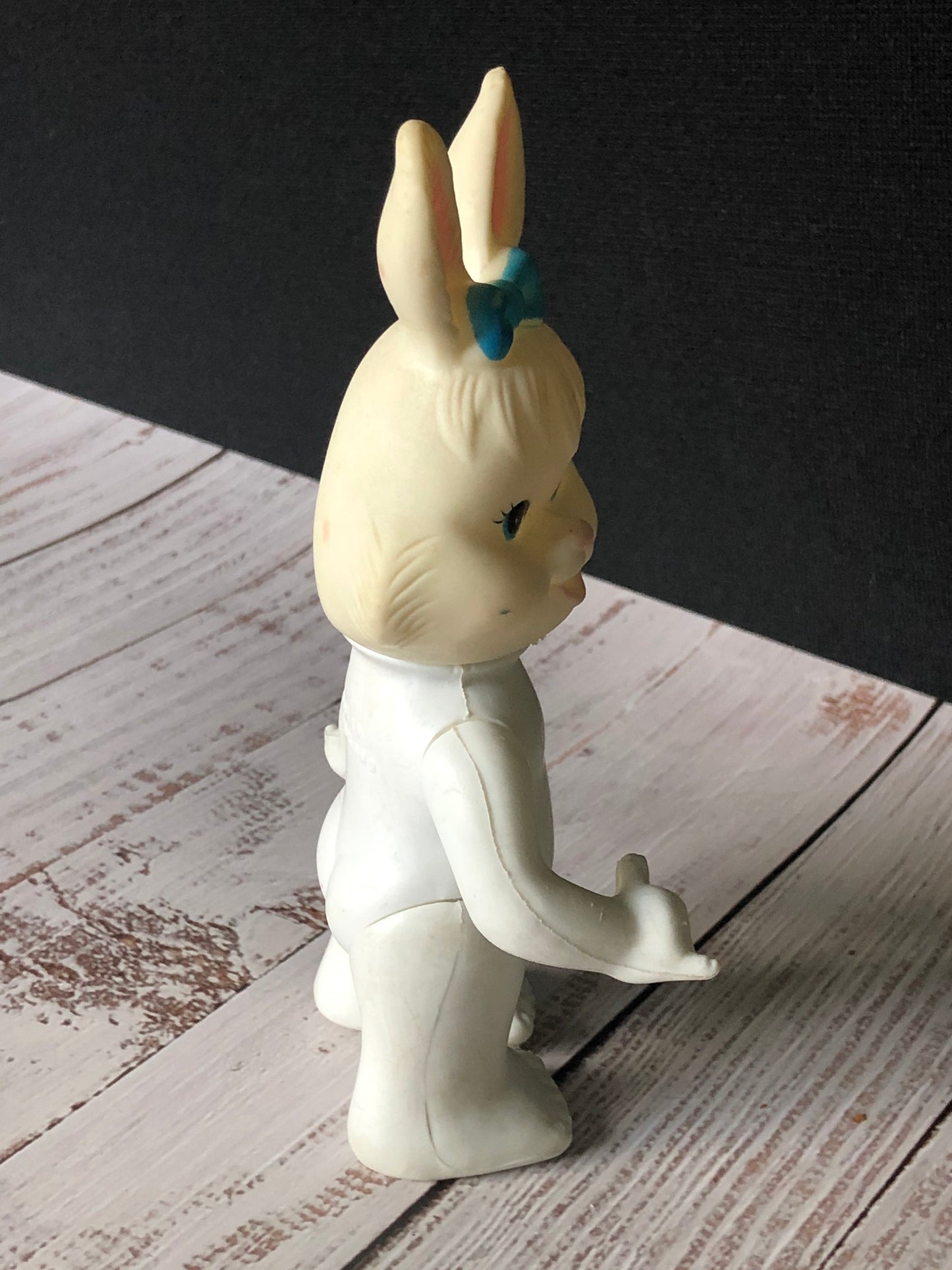 Vintage Easter Unlimited Inc. Vinyl Rabbit Doll Sucking Thumb Made in Hong Kong