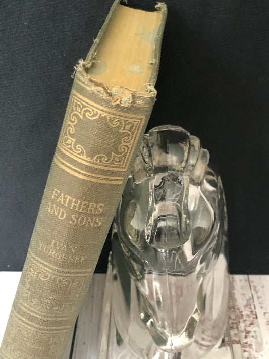 1940s Books Inc. Publishers Art-Type Edition Fathers and Sons a Novel by Ivan Sergheievitch Turgenef