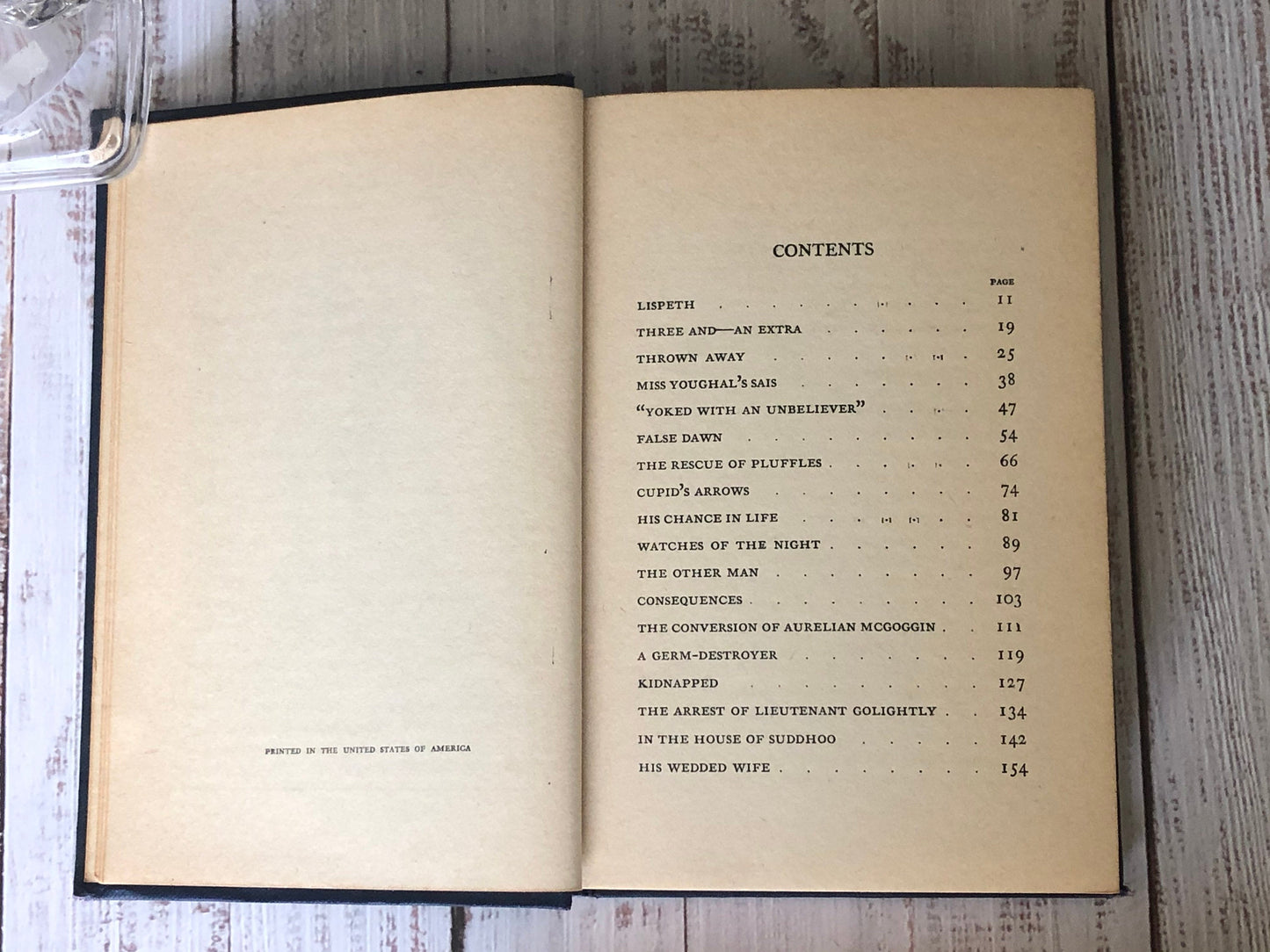 1940s Books Inc. Publishers Art-Type Edition Plain Tales from the Hills by Rudyard Kipling