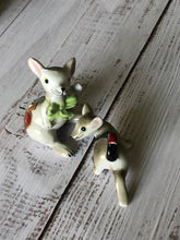 Load image into Gallery viewer, Miniature Porcelain Mouse Pair Smith Western Made in Japan
