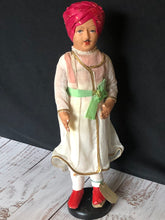 Load image into Gallery viewer, Vintage Cloth Souvenir Folk Art Doll of Hindi Film Sardar Malik Made in India
