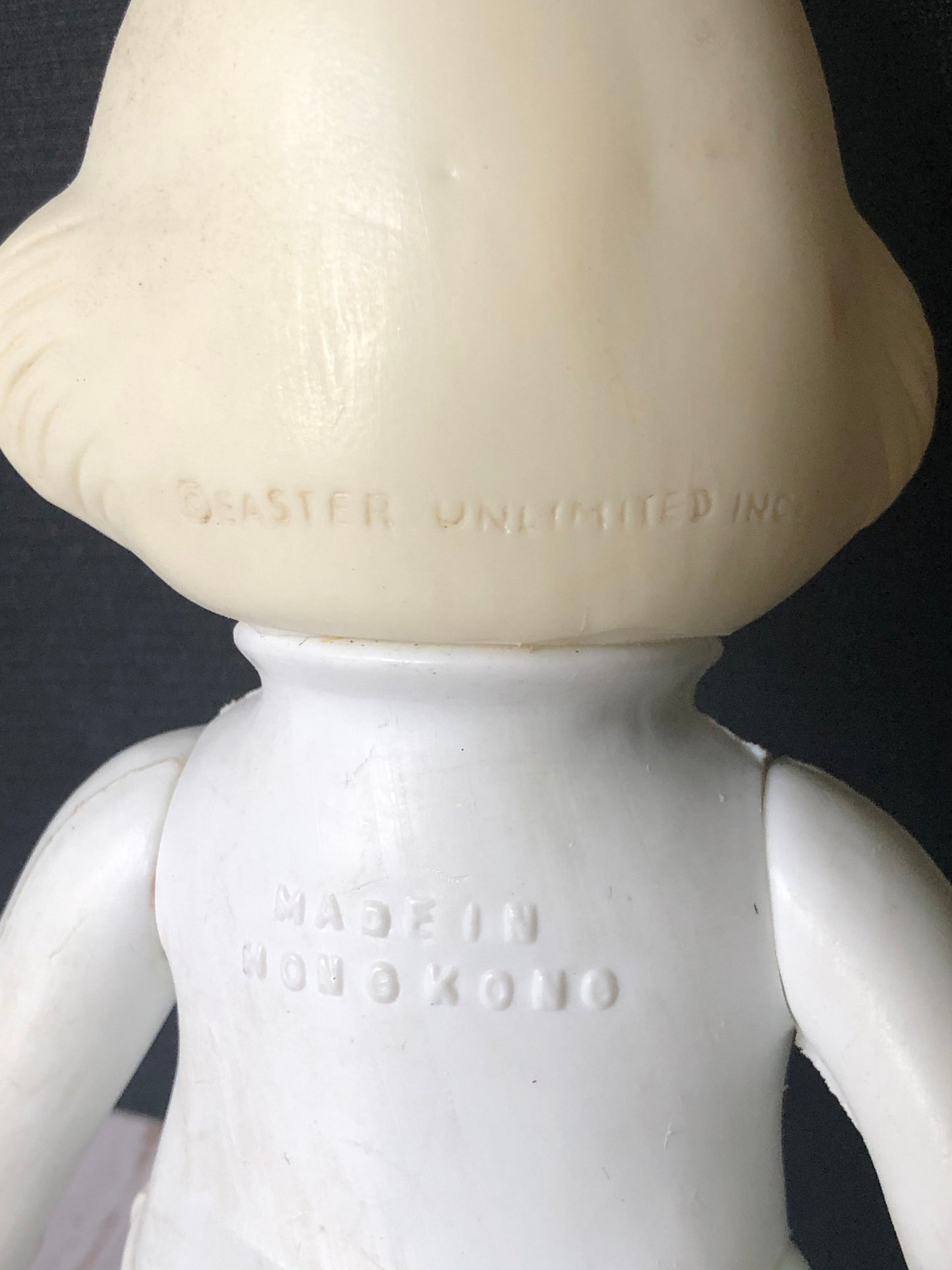 Vintage Easter Unlimited Inc. Vinyl Rabbit Doll Sucking Thumb Made in Hong Kong